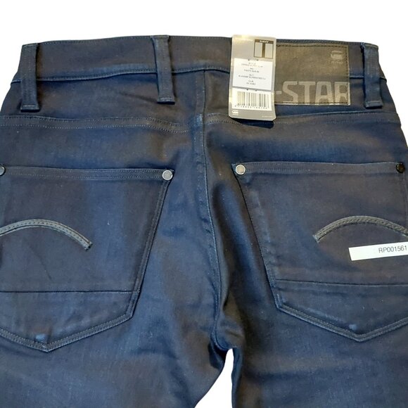 Retro Vintage G-Star Raw 5204 Defend Super Slim Denim Jeans Pants Sz 28 x 29 NWT - Picture 9 of 11
